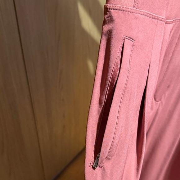 Athleta Sleeveless Jumpsuit in Old Rose color ( Petit Length) - Picture 3 of 5